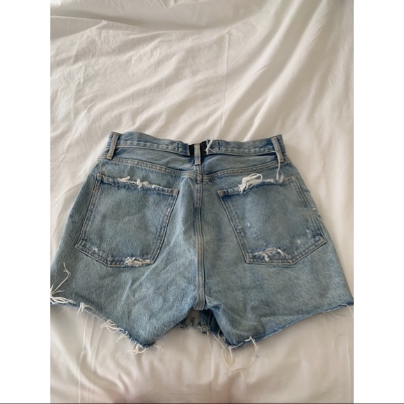 Sold!! Agolde Dee Super High Rise Short Ricochet - Picture 4 of 5